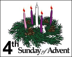 4th-Sunday-Of-Advent-Candles-And-Palm-Leaves-Clipart